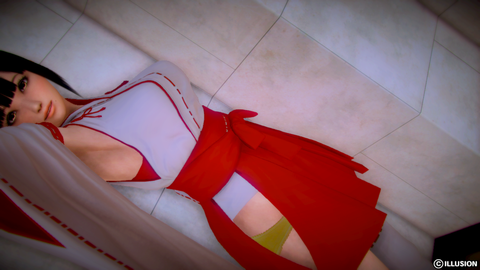 3DCG巫女服ミニスカ (2)