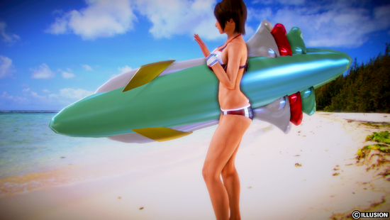 女子サーフィン選手 (6)