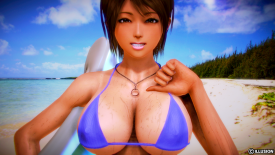 ビキニ サーフ女子 (4)