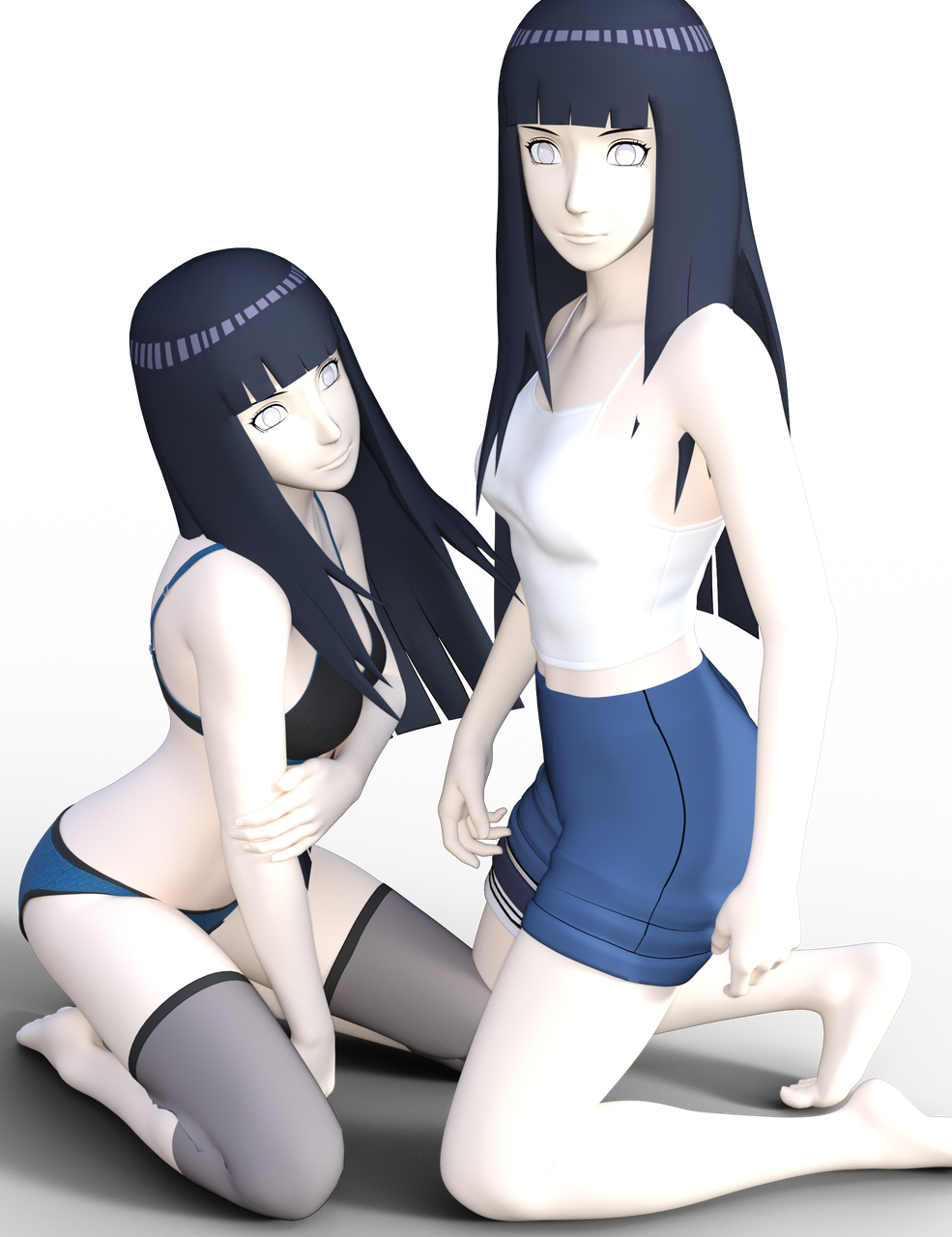 Naruto うずまきヒナタをdaz3dで裸にしてみました これから巨乳にしていくぞ ３dエロゲーで遊ぼう ハニーセレクト実践記
