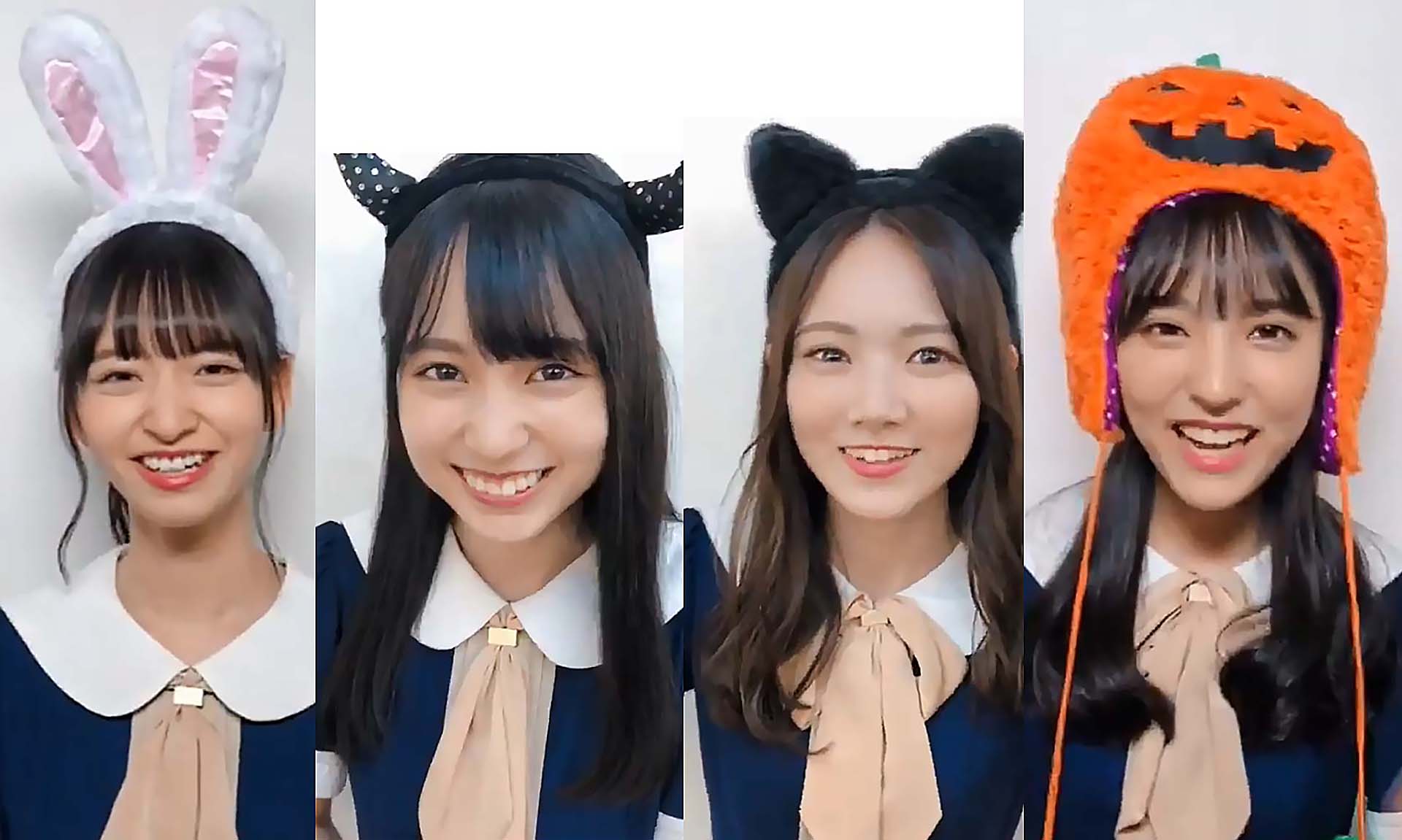 乃木坂46 猫舌showroomに4期生年長組ハロウィンパーティー 私がモテないのはどう考えても坂道が悪い