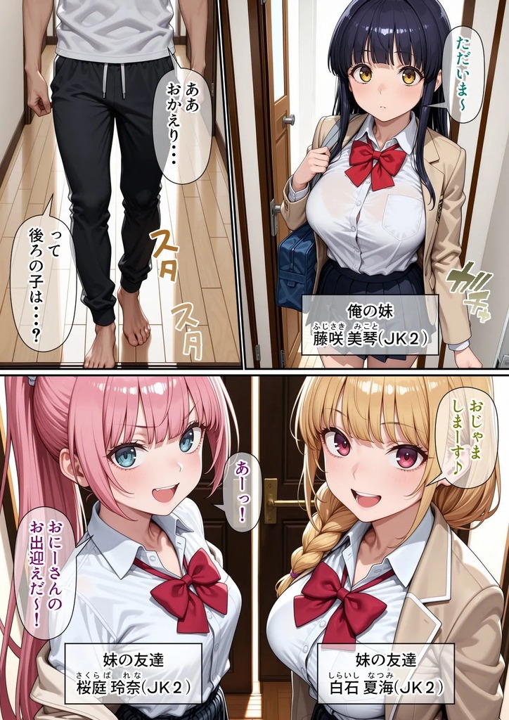 勉強会で集まった美少女JKたちがオナニー大会を開催しておもらしイキ