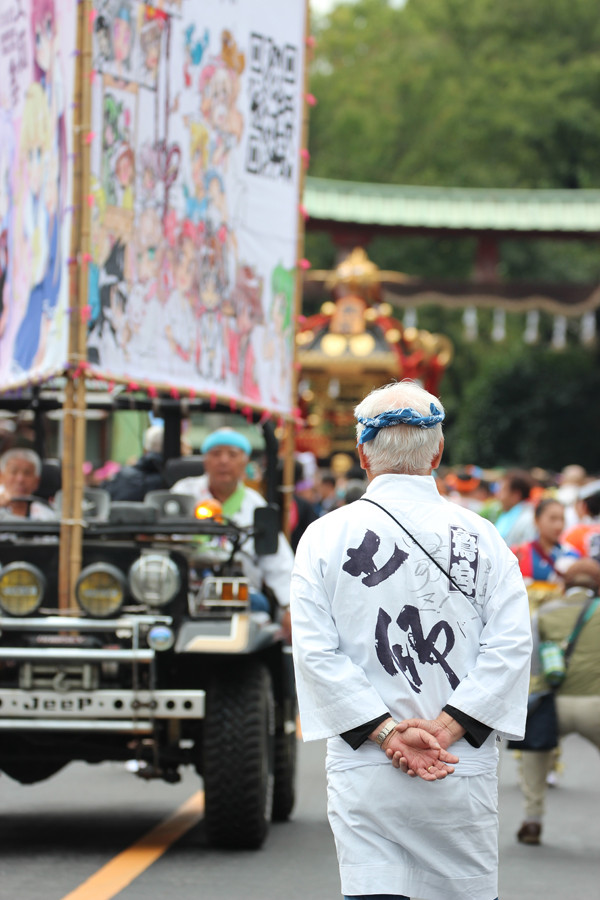 土師祭2014-千貫神輿昼の部と会長