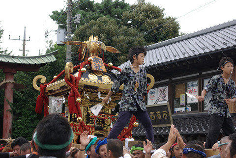 土師祭2011 (12:52)千貫神輿渡御開始