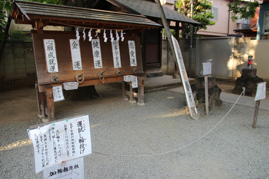 運試しの輪投げ