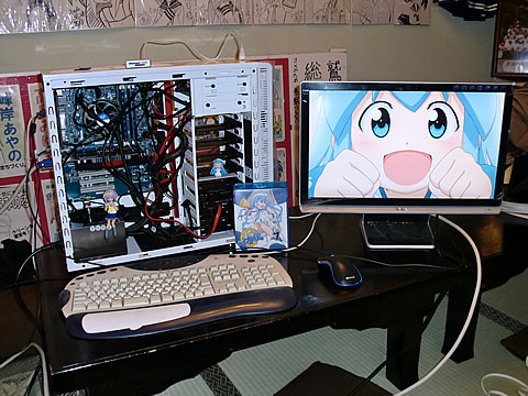 イカスPCでイカちゃんBD観賞 2011年5月5日