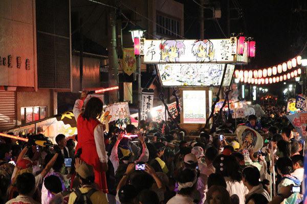土師祭2014 らき☆すた神輿の渡御2