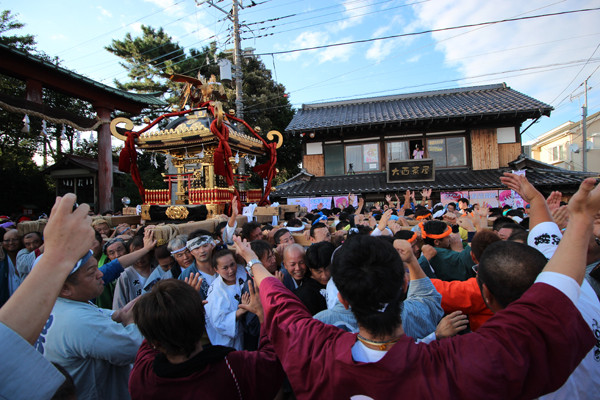 土師祭2014-千貫神輿 昼の部クライマックス