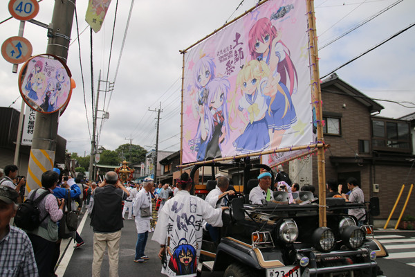 土師祭2014 神輿先導ジープ