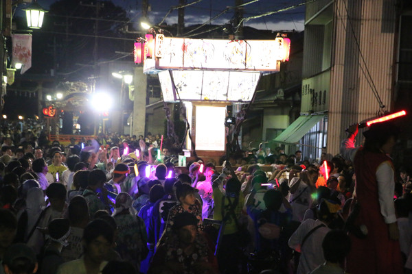土師祭2014 らき☆すた神輿の渡御