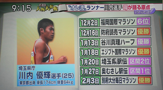 川内優輝特集5 モーニングバード