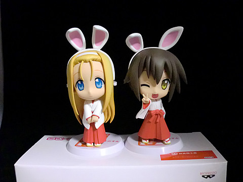 みさお&あやの きゅんキャラセット 組み立て完了