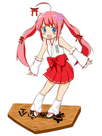 鷲宮SNSイメージキャラクター ゆずきちゃん