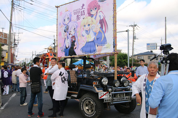 土師祭2014-千貫神輿 昼の部折り返し