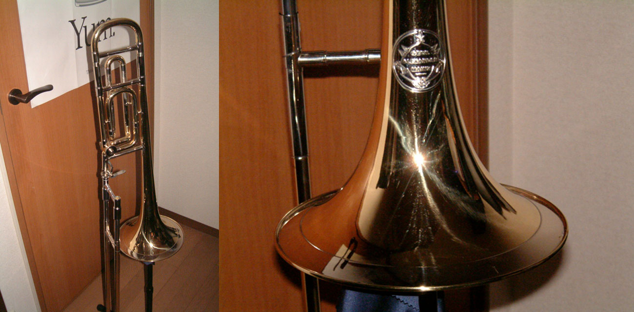 ♪♪Gebr. Alexander Mainz トロンボーン アレキサンダー 彫刻有