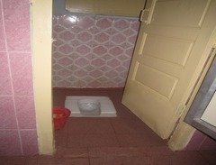 toilet door
