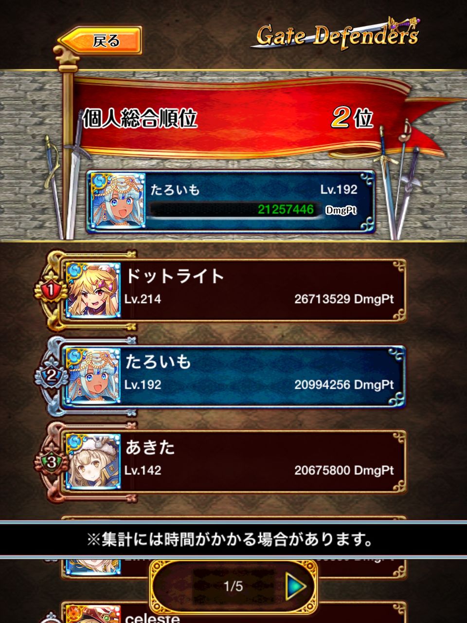 レイドバトル Gate Defendersランキング2位を達成しました 最終順位もおそらく一桁 魔法使いと黒猫のウィズを色々と 攻略予定地 レイドバトル Gate Defendersランキング2位を達成しました 最終順位もおそらく一桁 魔法使いと黒猫のウィズを色々と 攻略予定地