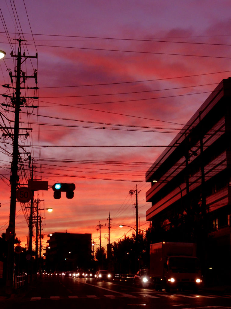 夏の夕焼け 似非管理者の寂しい夜 夏の夕焼け 似非管理者の寂しい夜