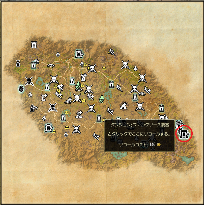 ファルクリース要塞 のベテランダンジョンの解説 Esoブログ エルダースクロールズオンライン一人旅