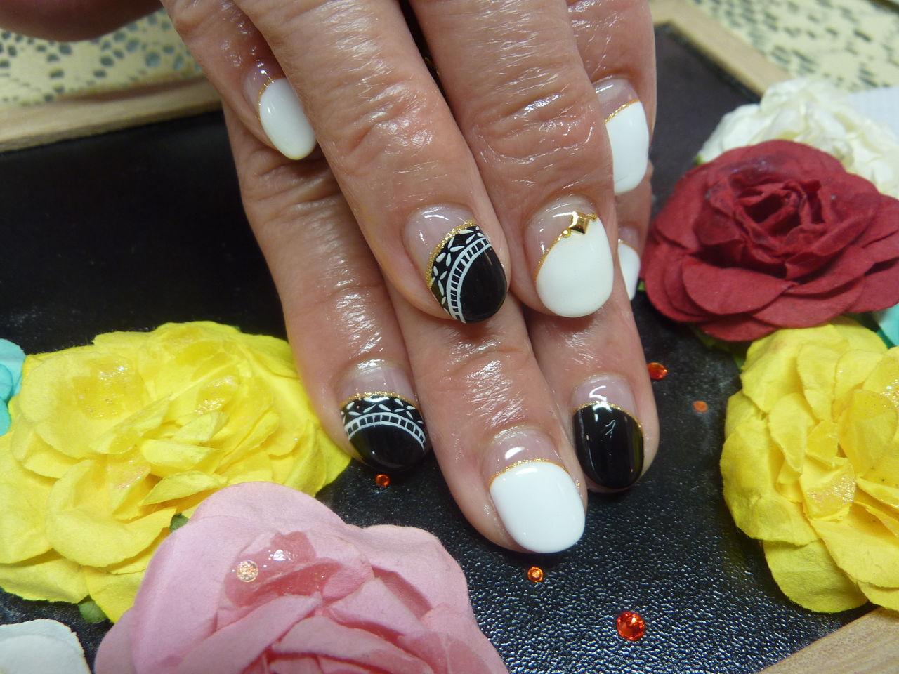 カッコイイ系のデザインです 大泉学園のネイルサロン エスピィ Espy ネイル アイラッシュサロン