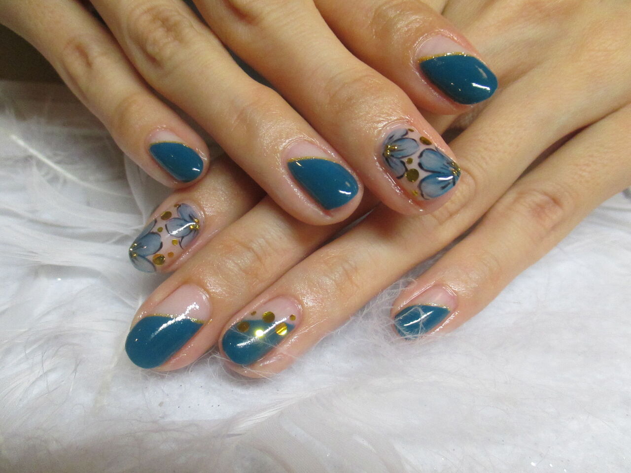 ブルー系ネイル 大泉学園のネイルサロン エスピィ Espy ネイル アイラッシュサロン