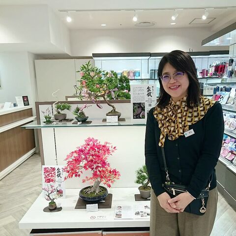 クラフト盆栽in大丸心斎橋店 ありがとうございました お花が好き の その先へ エステルフラワー