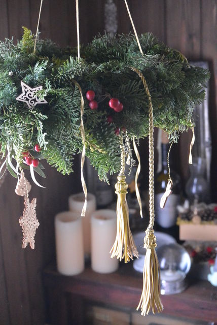 フライングリースの作り方 お花が好き の その先へ エステルフラワー