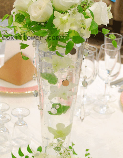 夏の白い装花 お花が好き の その先へ エステルフラワー