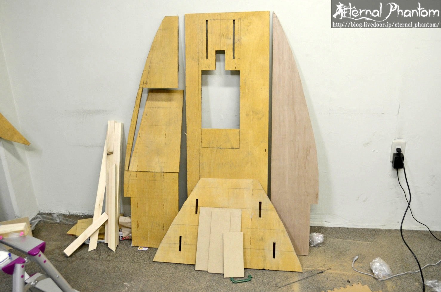 自作ハイデッキ バウデッキ カッティング Eternal Phantom