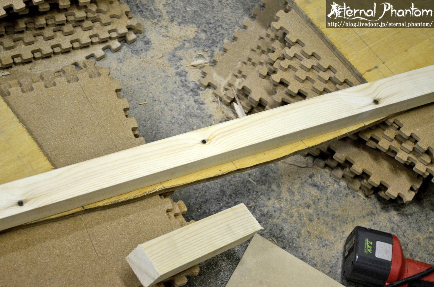 自作ハイデッキ バウデッキ カッティング Eternal Phantom