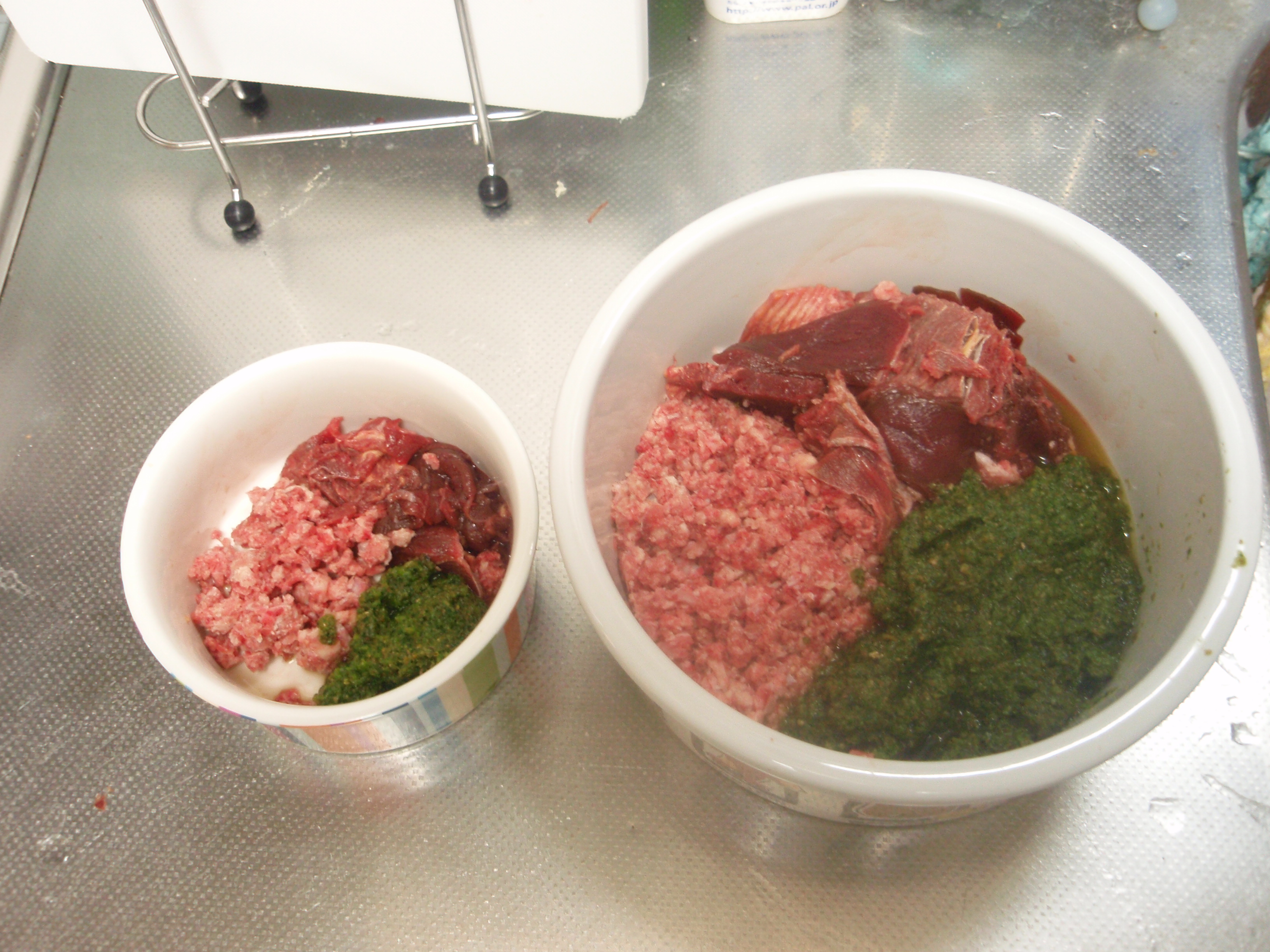 愛犬の生食用野菜ペースト作り となんわんこくらぶ