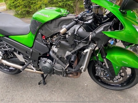 ZX-14R クーラント&オイル交換 : euro_garage Diary