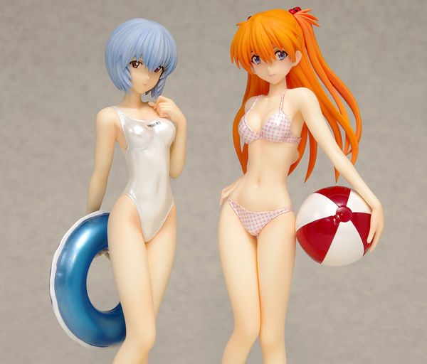 ❤️新品2体❤️レイ&アスカ☆水着バージョン☆1/6☆フィギュア