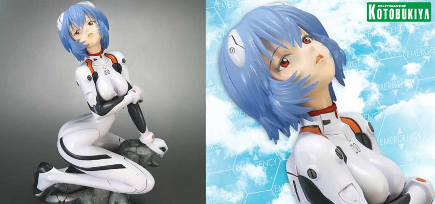 綾波レイ プラグスーツフィギュア 新塗装版「綾波レイ ～プラグスーツ