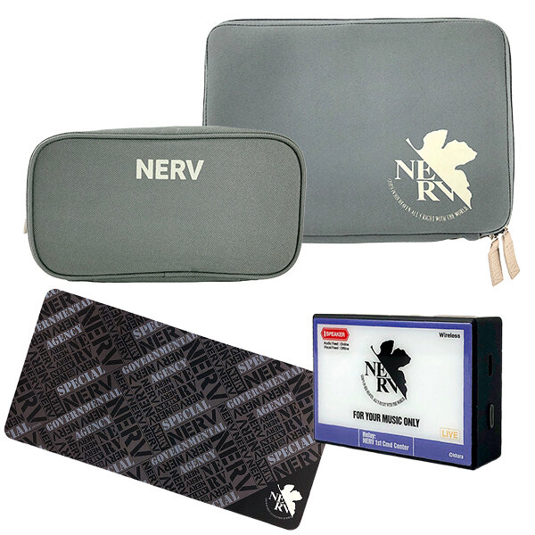 エヴァンゲリオン　ガラスワイヤレススピーカー　NERV仕様(新品) EVA STOREオリジナル ガラスワイヤレススピーカー/NERV
