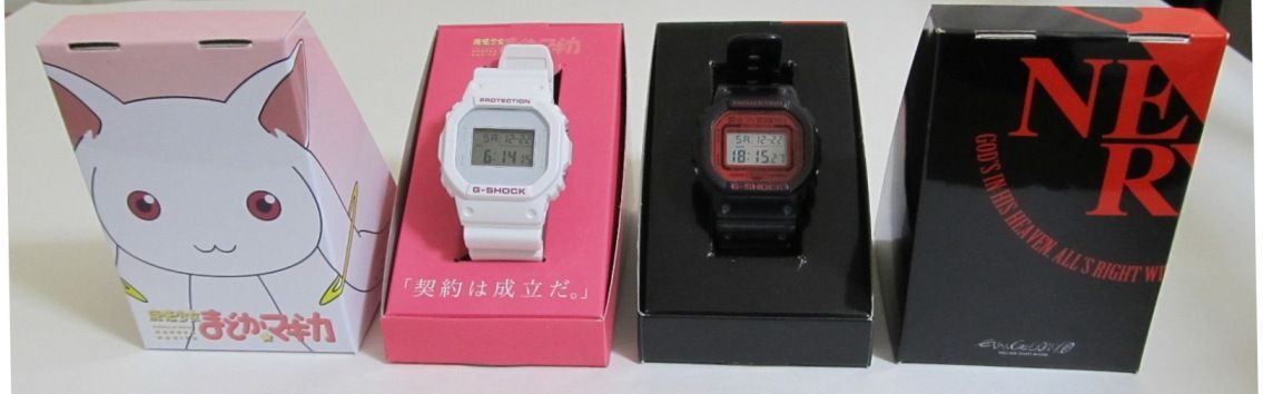 キュゥべえGショック「G-SHOCK DW-5600 キュゥべえ」がきました。 : 第