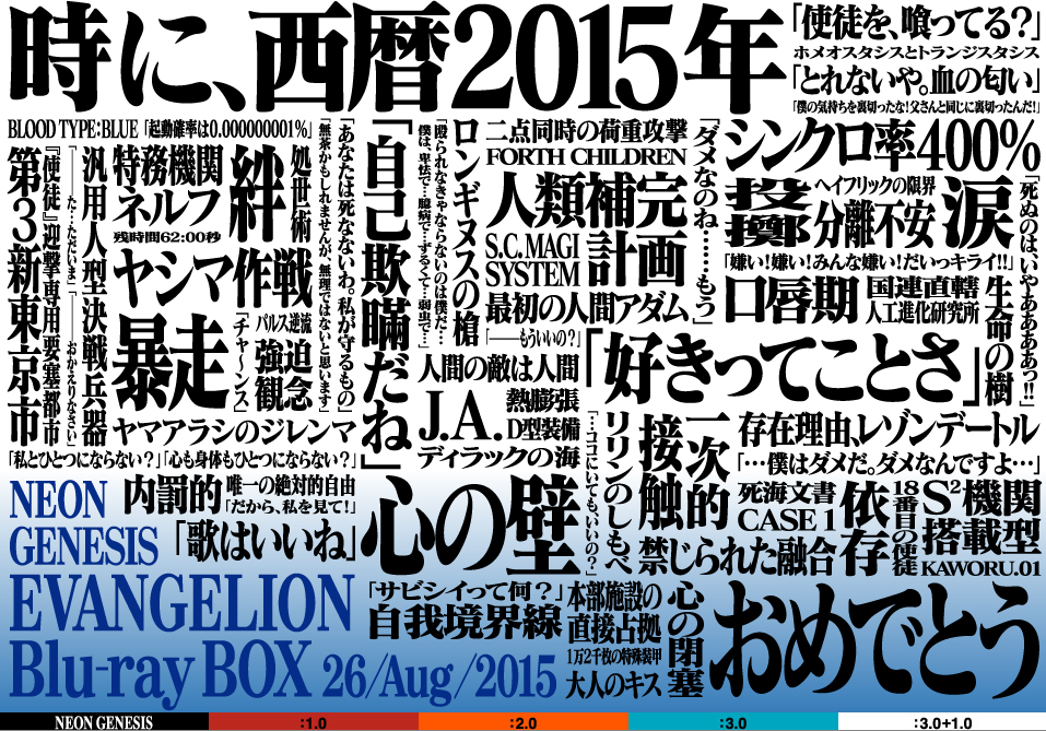 新世紀エヴァンゲリオンblu Ray Dvd Box 収録内容公開 第二発令所