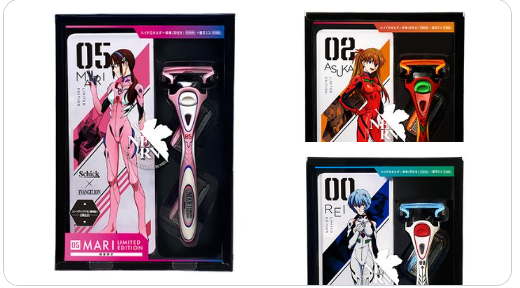 Schick×EVANGELIONプラグスーツモデルカミソリが2月22日（月）より数量