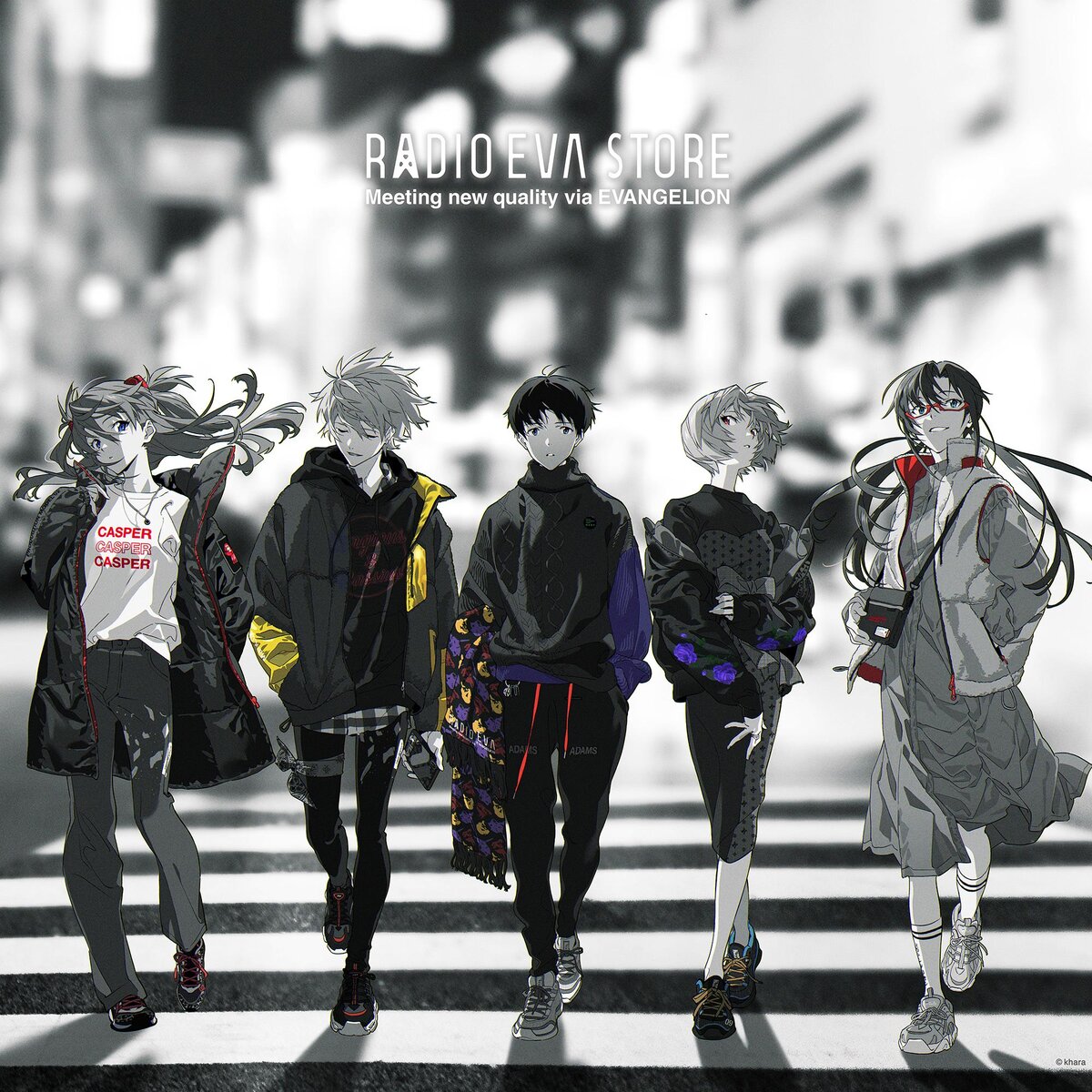 Radio Eva Store 渋谷パルコがオープン1周年 米山舞氏描き下ろしの記念イラストが到着 第二発令所 Radio Eva Store 渋谷パルコがオープン1周年 米山舞氏描き下ろしの記念イラストが到着 第二発令所