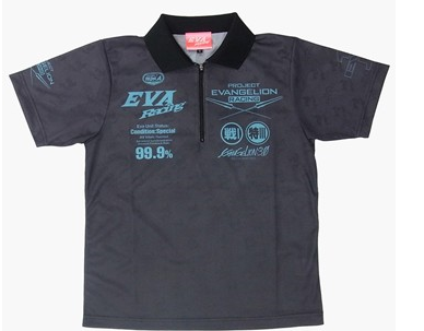 エヴァンゲリオンレーシング 半袖ボタンシャツ メカニックシャツ Lサイズ