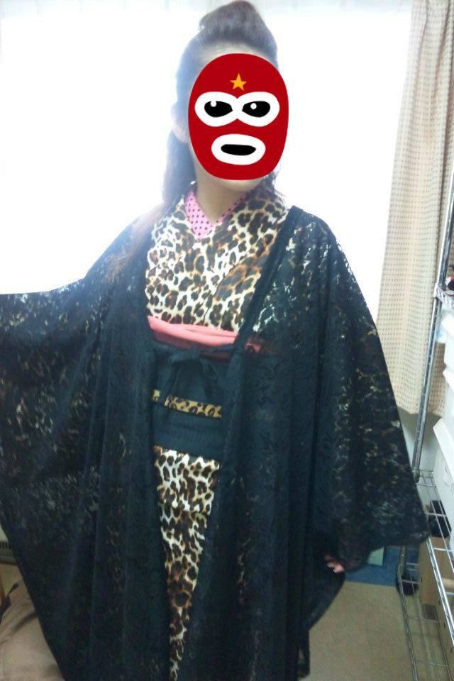 湯婆婆が変化する怪鳥のような着物用ポンチョが欲しくて作った Evelog