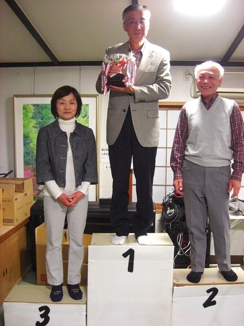 2017春ゴルフ表彰台