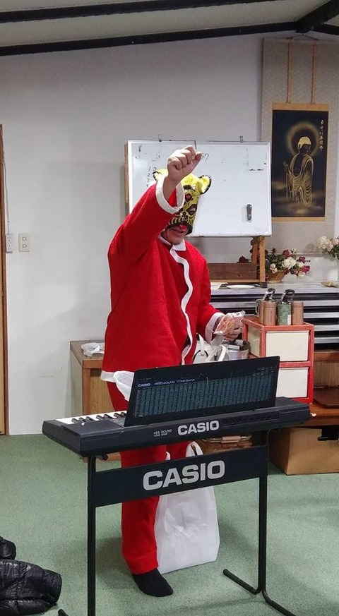 寺ライブ47タイガーサンタ