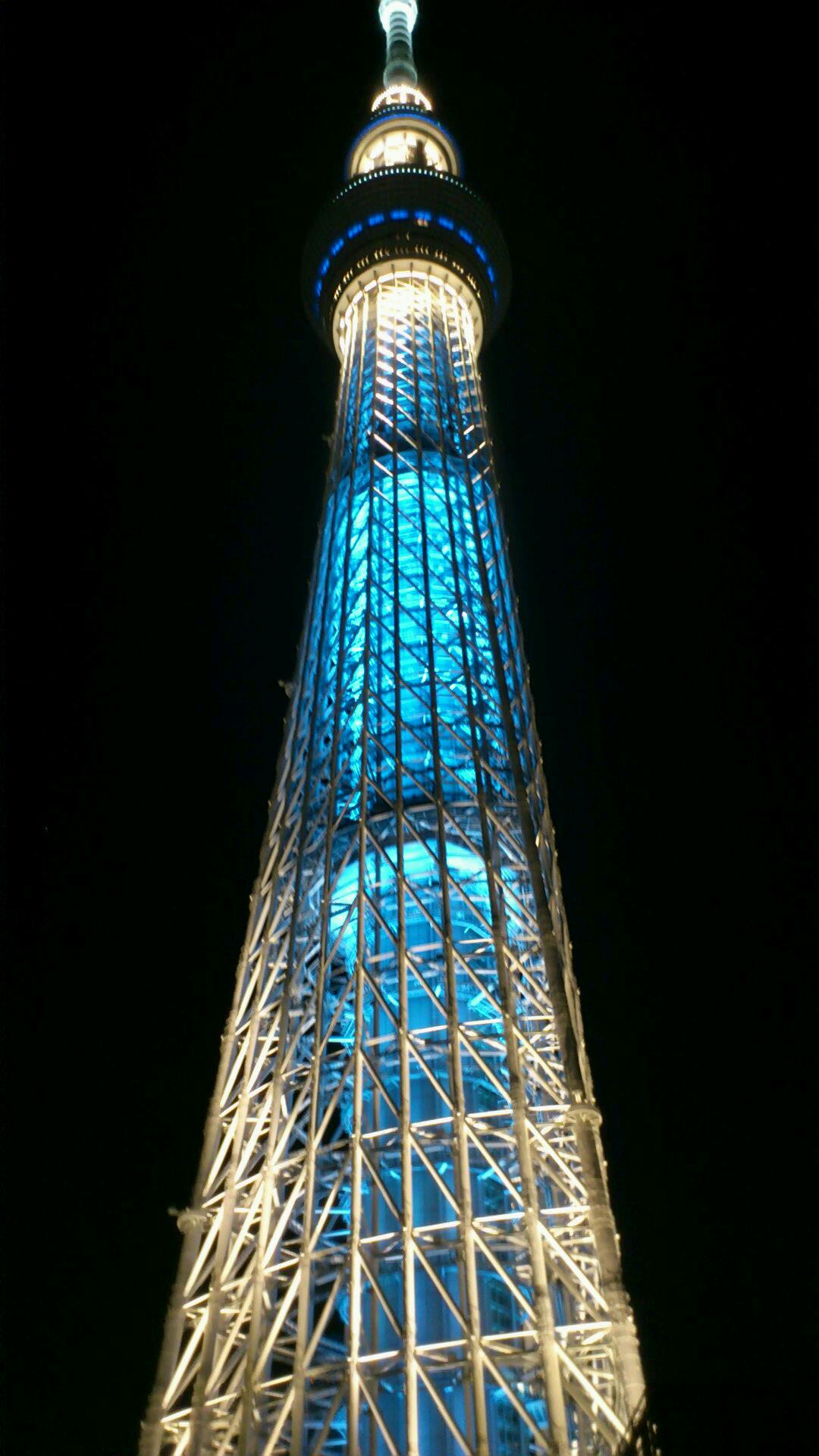 Hijiri Tv 青い東京スカイツリー