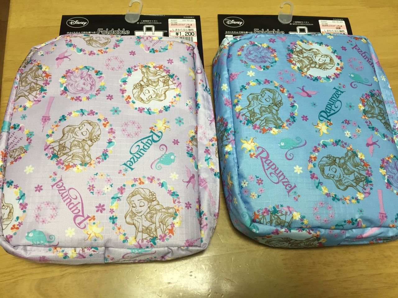 しまむらの折り畳みトートバッグ 毎日がわくてか しまむらの折り畳みトートバッグ 毎日がわくてか