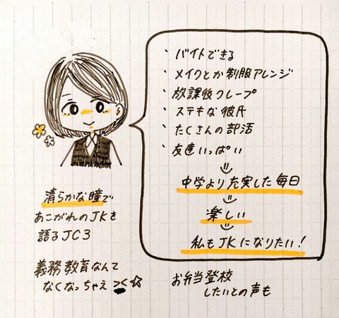 Jkの理想と現実を表したイラストが公開され現役から共感の嵐 エブリディ速報 Jkの理想と現実を表したイラストが公開され現役から共感の嵐 エブリディ速報