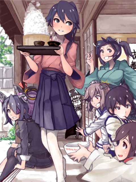 艦隊これくしょん　の全キャラ集合系イラスト　50枚 28