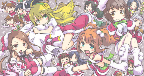 アイドルマスターより765プロ全員集合系イラスト　50枚 21