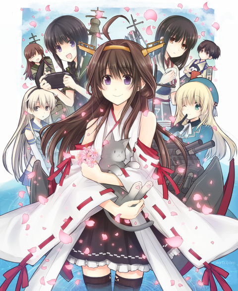 艦隊これくしょん　の全キャラ集合系イラスト　50枚 24