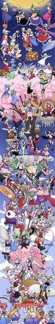 東方Projectのキャラクターの全員集合・一覧イラスト　50枚 6